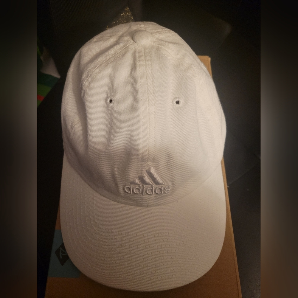 White Adidas Hat